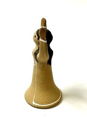 Clay Pottery Angel Figure Terracotta Tabletop Art Goddess Uplifted Arms Kemper