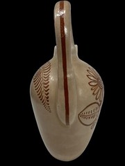 Vintage Handmade Tlaquepaque 1930’s Mexican Art Pitcher Mexican Folk Art Pottery