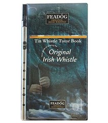 Feadg Brass Traditional Irish Nickel Tin Whistle Key Of D Grey Instrument