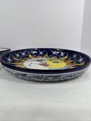 Mexican Talavera Pottery 7pc Hand Painted Chip Salsa Condiment Serving Dish Set