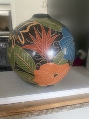 Nicaraguan Latino Round Vase
