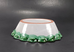 Talavera Salsa Bowl Handpainted Floral Lilly Small Candy Dish Mexican 5.25″