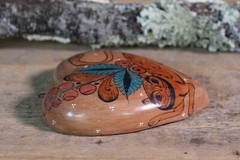 Handmade Heart Love Token Nagual Shapeshifter Clay by Medrano Mexican Folk Art