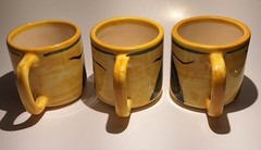San Gabriel Sin Diomo Mexico 3 Ceramic Coffee Cups – Beautiful Mexican Ceramic