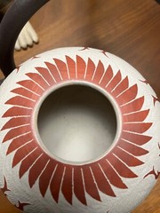 Mata Ortiz pottery, or Casas Grandes by Leonel Lopez Saenz Mexican Fine Folk Art