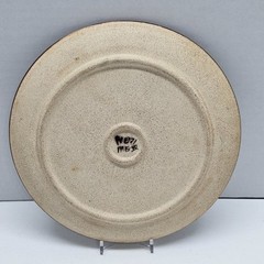 Vintage Netzi Pottery Sandstone Tonala Plate Floral – Signed