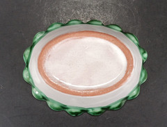 Talavera Salsa Bowl Handpainted Floral Lilly Small Candy Dish Mexican 5.25″