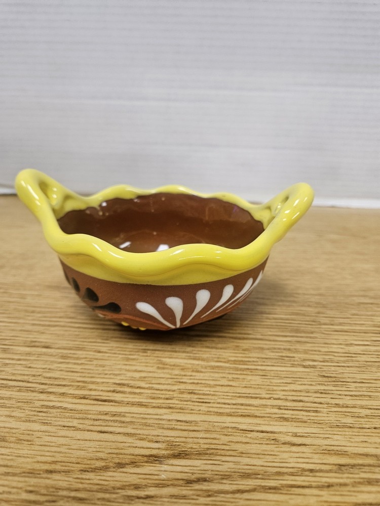 Traditional Mexican Hand Painted Salsa Bowl