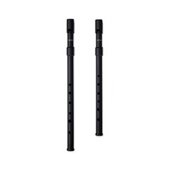 Smartwoodi Wi-921 Wi-922 Set Of 2 Irish Whistle Matte Black Key Of C & Key Of D