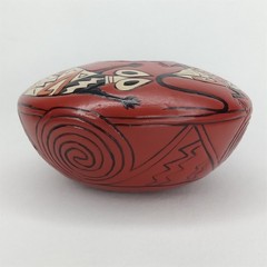 VTG 1950s Manuel Olivas Mata Ortiz Red & Black Paquime Pottery Jar New Arrival