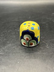 Talavera Mexican Pottery Single Shaker Beer Salt Tajin