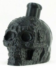 Aztec / Mayan Death Whistle Onyx Black Skull *** MADE IN USA ***