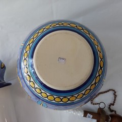 Tierra Fina Hand Painted Mexican Table Top Torch 11 ” Tall
