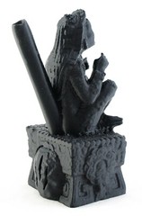 Aztec Xochipilli Death Whistle Black Onyx God of Ecstasy Art & Music MADE IN USA