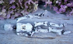 Skeleton Day of the Dead Clay Adjustable Handmade Pineda Mexican Folk Art Sm