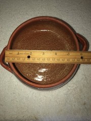 Mexican Classic Hand Painted B. C. Tonala, 6” Diameter Serving Bowl, Chihuahua