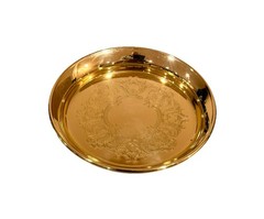 Vintage Unused Baldwin Brass Ashtray Coaster 4 1/4”D