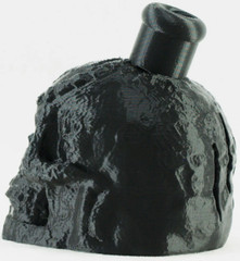 Aztec / Mayan Death Whistle Onyx Black Skull *** MADE IN USA ***