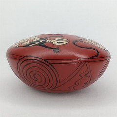 VTG 1950s Manuel Olivas Mata Ortiz Red & Black Paquime Pottery Jar New Arrival