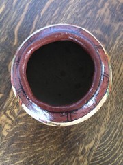 Vtg Mayan Aztec Mexican Clay Pottery Pot Bowl Footed Tribal Primitive Folk Art