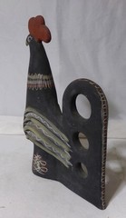 Mid Century Modern Mexican Art Pottery Rooster Sculpture
