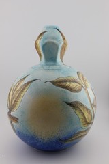 Talavera Mexico Ceramic Artisan Tabletop Torch “La Candela” Signed *NO WICK