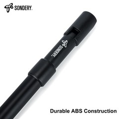 Irish Tin Whistle Key of D Black ABS Durable Construction – Warm Round Tone