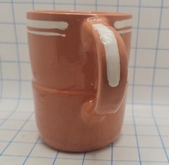 Lunazul Tequila Stoneware Mug Mexican Pottery Hand Made Signed Single Mug