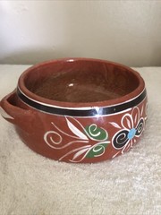 Mexican Classic Hand Painted B. C. Tonala, 6” Diameter Serving Bowl, Chihuahua