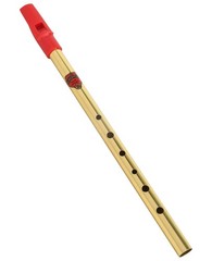 Generation G17E Tin Whistle Brass E Flat Key Flute Woodwind Instrument