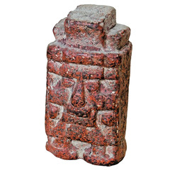 Simple Modern Mexican Pottery Figure Head
