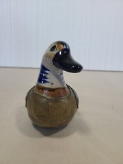 Vintage Detailed Tonala Brass Armoured Mexican Duck