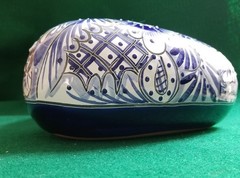 Handmade Mexican Talavera Wall Folk Art Heart Pottery