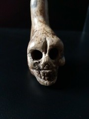 Death Whistle, Loud, Natural, Small, Real, Aztec, Maya, Original, Hand Crafted.