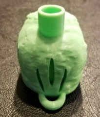 Green Aztec Death Whistle-the disturbing sound can not be forgotten 3D Printed