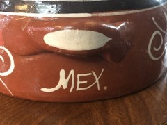 Mexican Classic Hand Painted B. C. Tonala, 6” Diameter Serving Bowl, Chihuahua