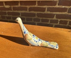 Vintage Mexican Mid Century Modern Tonala Roadrunner Pottery Bird Sculpture