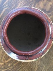 Vtg Mayan Aztec Mexican Clay Pottery Pot Bowl Footed Tribal Primitive Folk Art