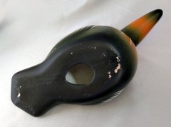 Hand Painted Mexican Talavera Ceramic Pottery Tabletop TOUCAN Figurine