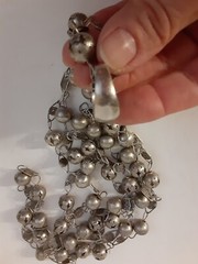 Vtg. Antique Mexico Collectible Estate Wedding Vase, Necklace, Ring