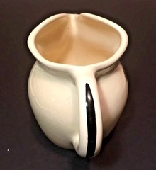 3 pc Mexico Pottery Pitcher 2 Tumbler Set Signed Guanajuato GTO Modern St Scenes