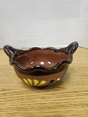 Traditional Mexican Hand Painted Salsa Bowl