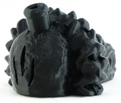 Aztec Quetzalcoatl Death Whistle Black Onyx Feathered Serpent God MADE IN USA