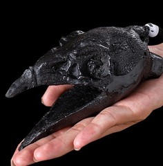 Real Screaming Aztec Death Whistle Crow’s Mouth Design Whistle Prank 10 Cm