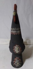 Mid Century Modern Mexican Art Pottery Rooster Sculpture
