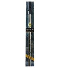Feadog Brass Traditional Irish Nickel Tin Whistle Key of D Grey New