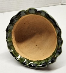 Green Clay Copalero/ Incense Burner Handcrafted In Oaxaca Copalero De Barro