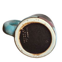Design By Mara Mug Classic Faces Abstract Mexico Stoneware