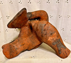 PRE COLUMBIAN MAYAN ARTIFACT LARGE CLAY POTTERY MONARCH KING SATUTE ESTATE