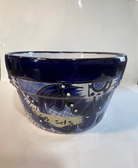3 pack – talavera mexican pottery Blue Planter. Flower Pot. Set Of 3 NEW.